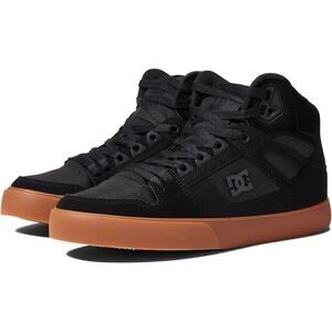 DC Mens Pure High-Top WC Sneakers US 15 EU 50 Black Suede EUC